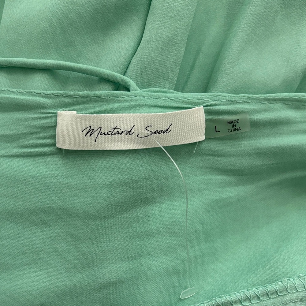 Mustard Seed shift baby doll Mint Green Dress - Picture 5 of 6